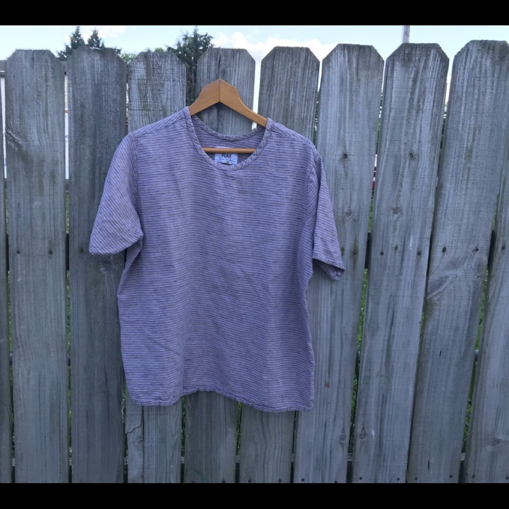 Flax Boxed Shape Top